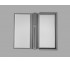 White Grey Presentation Folder 12" x 14" x 1 1/4" H 